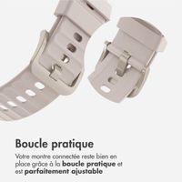 imoshion Bracelet silicone Huawei Watch Fit 4 / 4 Pro - Ivory White