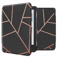 imoshion Design Slim Hard Case Sleepcover Kobo Clara Colour / BW - Black Graphic