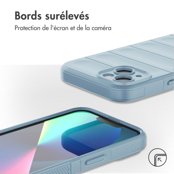 imoshion Coque arrière EasyGrip iPhone 13 - Bleu clair