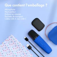 imoshion Kids Karaoke Set - Enceinte et micro - Cobalt Blue