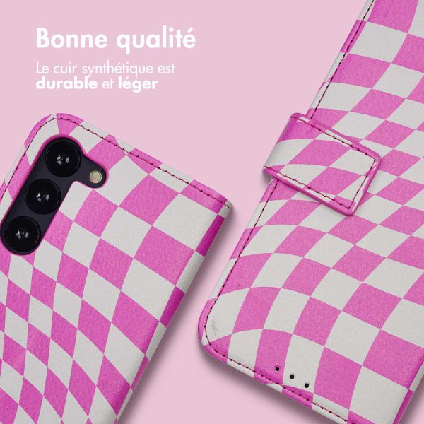 imoshion Étui de télephone portefeuille Design Samsung Galaxy S23 - Retro Pink