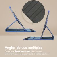 imoshion Coque tablette rotatif à 360° Samsung Galaxy Tab S11 Ultra - Bleu foncé