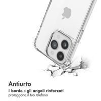 imoshion Coque avec dragonne + bracelet Apple iPhone 14 Pro - Perles Cœurs