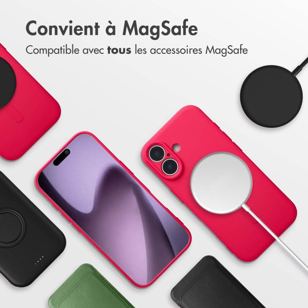 imoshion Coque Couleur avec MagSafe Apple iPhone 17 - Neon Pink