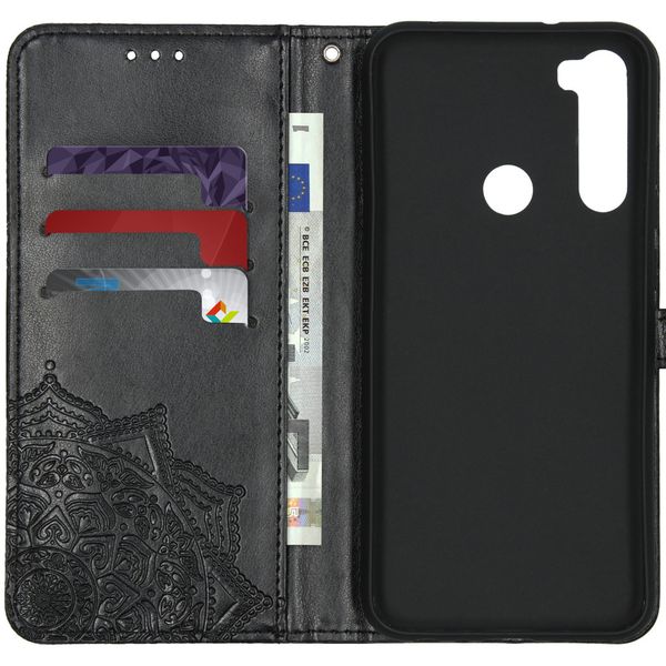 Etui de téléphone portefeuille Mandala Xiaomi Redmi Note 8T