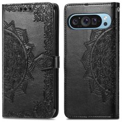 imoshion Etui de téléphone portefeuille Mandala Google Pixel 9 - Noir