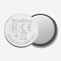 imoshion Pile bouton CR2032 - Batterie 3V Lithium - Lot de 5