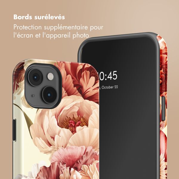 Selencia Coque arrière Vivid Apple iPhone 14 - Vintage Peony