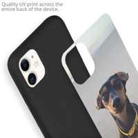 Concevez votre propre coque en gel Apple iPhone 11 - Noir