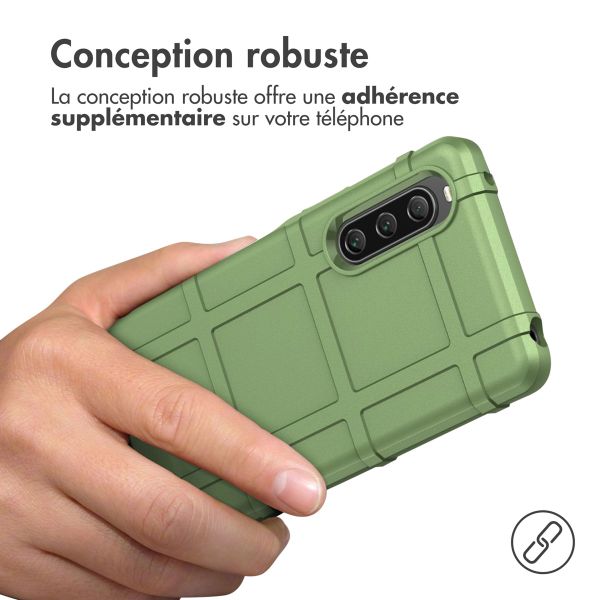 imoshion Coque Arrière Rugged Shield Sony Xperia 10 V - Vert