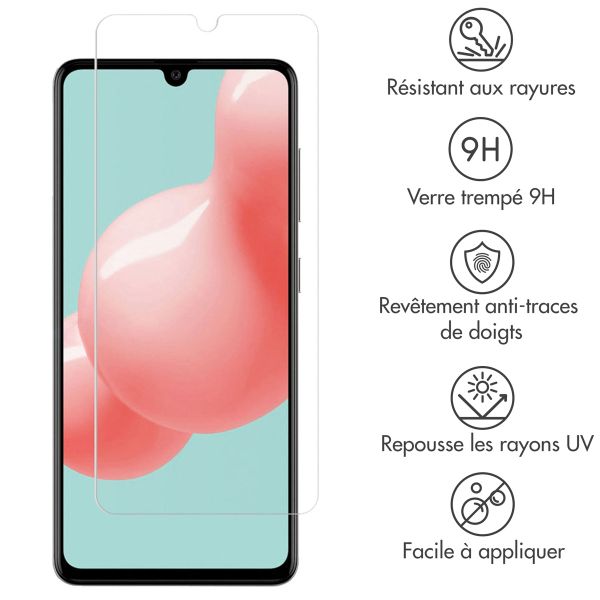 Accezz Protection d'écran en verre trempé Samsung Galaxy A41