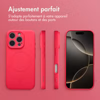 imoshion Coque Couleur avec MagSafe Apple iPhone 16 Pro Max - Neon Pink