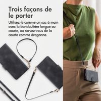 imoshion Etui de télephone portefeuille avec cordon Apple iPhone 17e / 16e - Noir