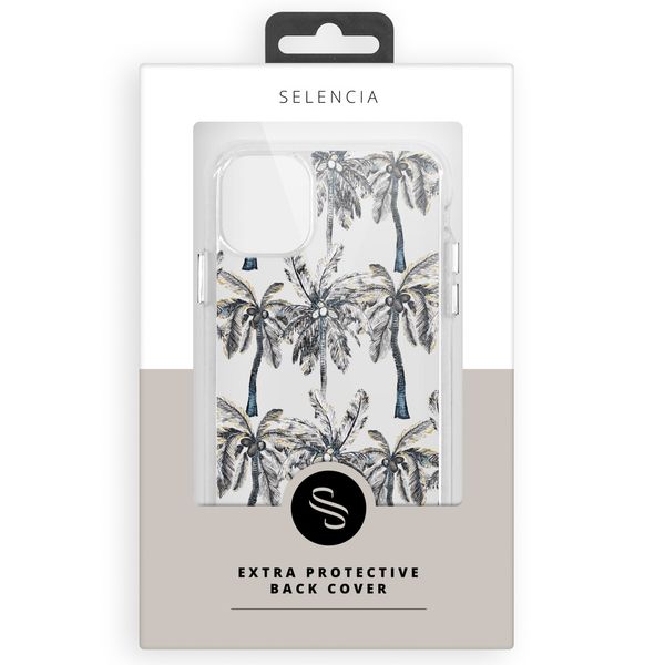 Selencia Coque très protectrice Zarya Fashion Apple iPhone 12 Mini - Palmtree