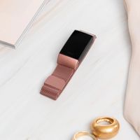 imoshion Bracelet magnétique milanais Fitbit Alta (HR) - Taille S - Rose