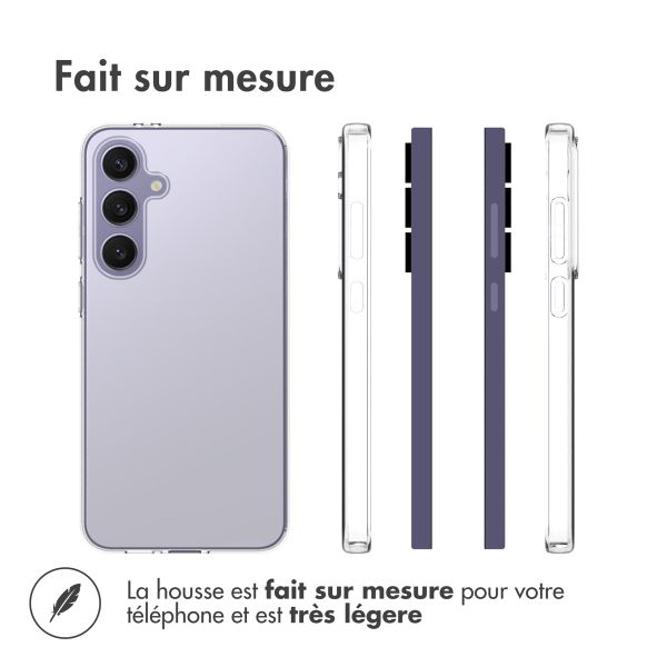 Accezz Coque Clear Samsung Galaxy S24 FE - Transparent