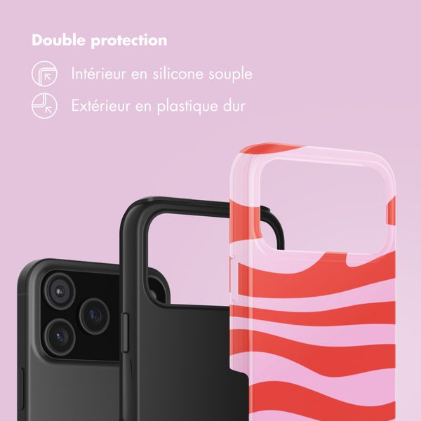Selencia Coque arrière Vivid Apple iPhone 17 Pro - Dream Swirl Pink