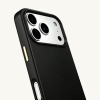 Selencia Coque arrière Rivièra avec MagSafe avec crochets amovibles Apple iPhone 17 Pro - Velvet Black