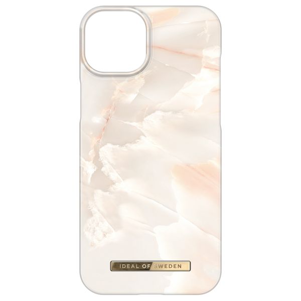 iDeal of Sweden Coque Fashion iPhone 15 Plus - Rose Pearl Marble