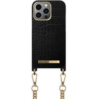 iDeal of Sweden Coque collier Atelier iPhone 13 Pro - Jet Black Croco