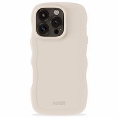 Holdit Coque Wavy iPhone 16 Pro - Light Beige