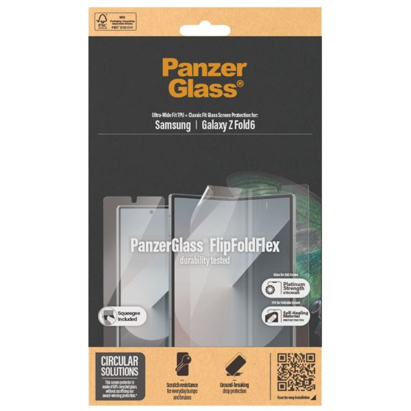 PanzerGlass Protection d'écran en verre trempé Case Friendly Anti-bactéries Samsung Galaxy Z Fold 6