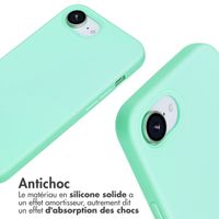 imoshion Coque en silicone avec cordon Apple iPhone 16e - Vert menthe