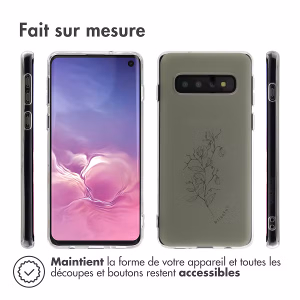 imoshion Coque Design Samsung Galaxy S10 - Floral Green