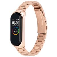 imoshion Bracelet en acier Xiaomi Mi Band 3 / 4 - Rose Dorée