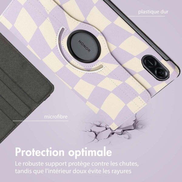 imoshion Coque tablette Design rotatif à 360° Honor Pad X9 - Dancing Cubes