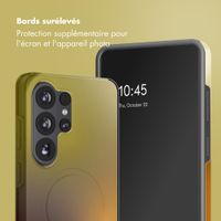Selencia Coque arrière Vivid Samsung Galaxy S26 Ultra - Gradient Olive Dust