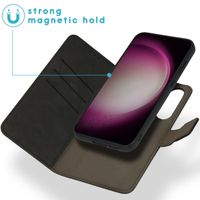 imoshion Etui de télephone luxe 2-en-1 amovible Samsung Galaxy S23 FE - Noir