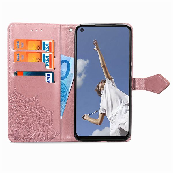 Etui de téléphone portefeuille Mandala Oppo A52/A72/A92