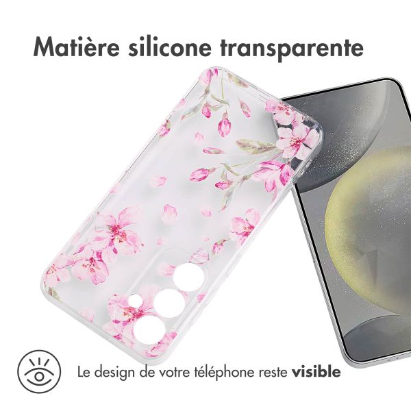 imoshion Coque Design Samsung Galaxy S25 - Blossom Watercolor