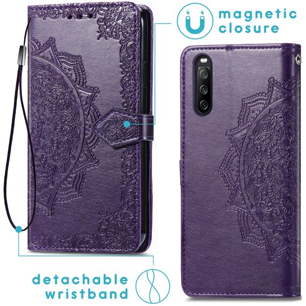 imoshion Etui de télephone Mandala Sony Xperia 10 III - Violet