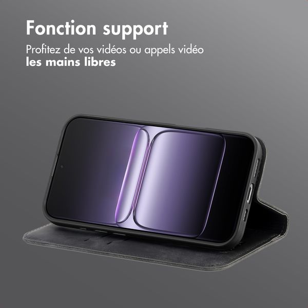 imoshion Étui de téléphone portefeuille Slim OnePlus Nord 5 - Noir