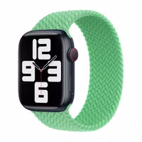 Apple Bracelet Solo tressé Apple Watch | 38/40/41/42 mm - Taille 1 - Bright Green