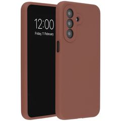 Accezz Coque Liquid Silicone Samsung Galaxy A27 (5G) - New Tea Brown