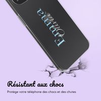 Coque personnalisée avec un nom iPhone 13 - Transparent