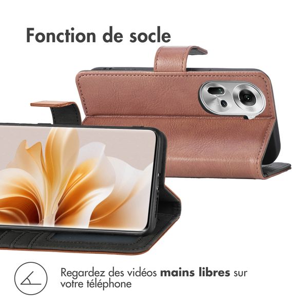 imoshion Étui de télephone portefeuille Sony Xperia 1 VI - Marron