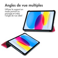 imoshion Coque tablette Design Trifold iPad 11 (2025) 11 pouces / iPad 10 (2022) 10.9 pouces - Dusty Rose