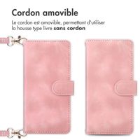 imoshion Etui de téléphone portefeuille avec cordon Samsung Galaxy A56 - Rose