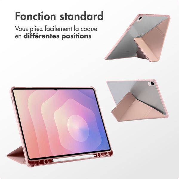 imoshion Coque tablette Origami Samsung Galaxy Tab S11 - Rose