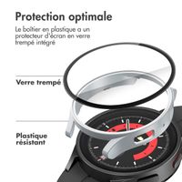 imoshion Coque rigide à couverture complète Samsung Galaxy Watch 6 44 mm - Argent