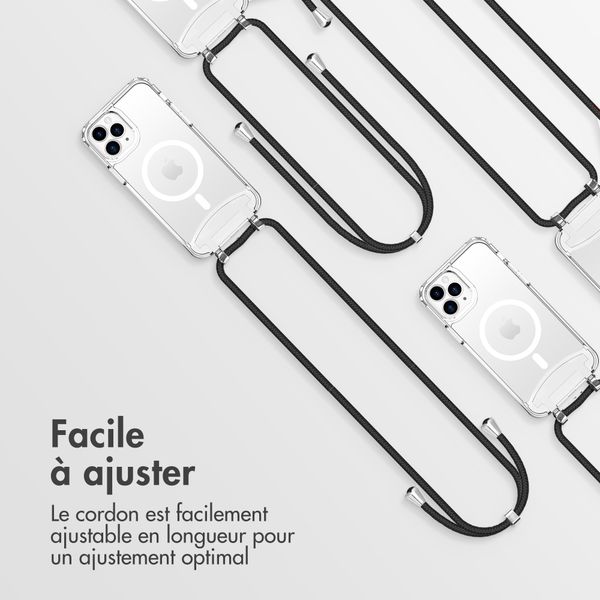 imoshion Coque MagSafe avec cordon amovible iPhone 12 (Pro) - Transparent