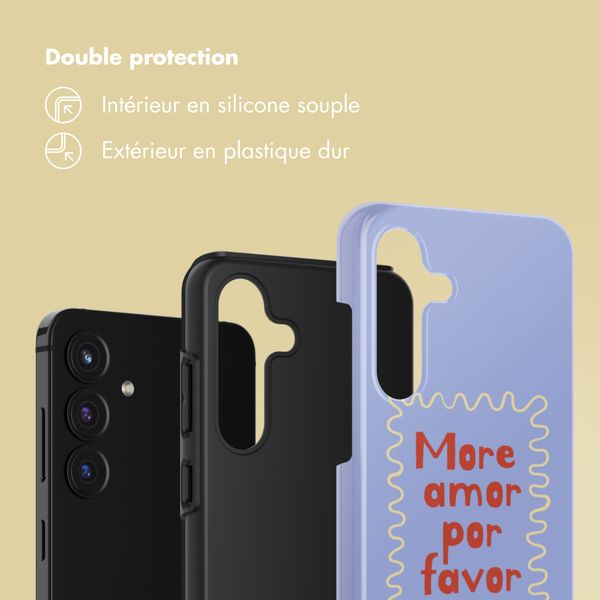 Selencia Coque arrière Vivid Samsung Galaxy S25 FE - More Amor