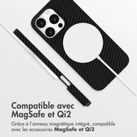 Accezz Coque Kevlar MagSafe Apple iPhone 16 Pro - Noir