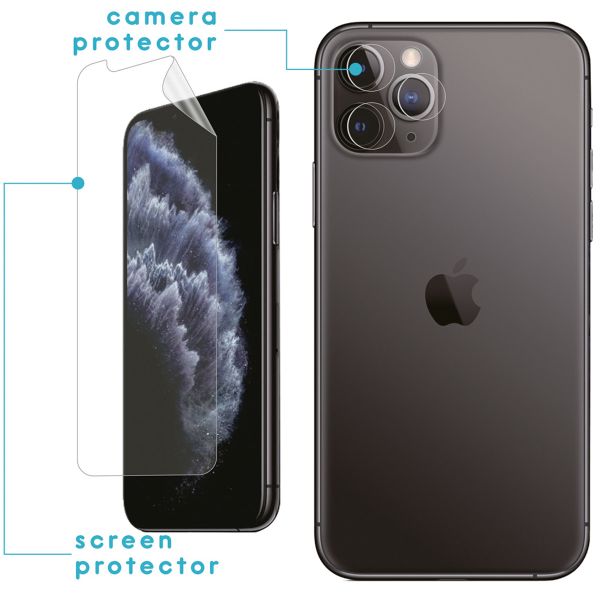 imoshion 3-Pack de protection d'écran + Protection en verre Appareil photo Apple iPhone 11 Pro
