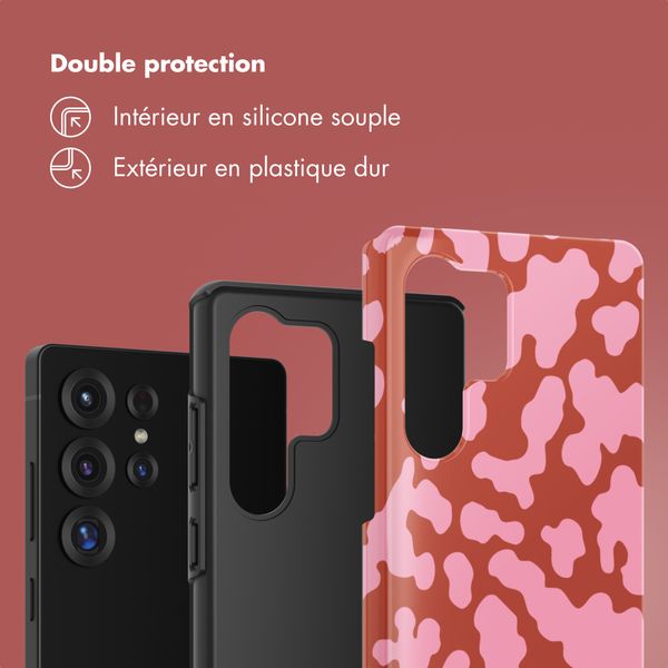 Selencia Coque arrière Vivid Samsung Galaxy S25 Ultra - Moo’d Blush Pink