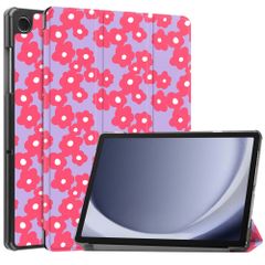 imoshion Coque tablette Design Trifold Samsung Galaxy Tab A11 Plus / A9 Plus - Dusty Rose Blossom